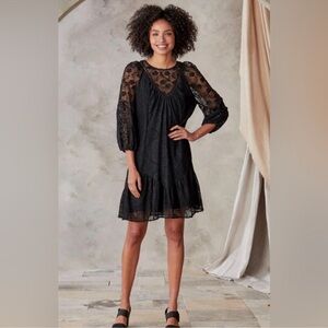Sundance Black Lace Mini Dress